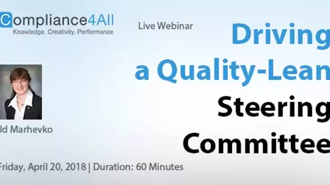 Image: How a Quality and Lean Steering Committee can be Effectively Utilized