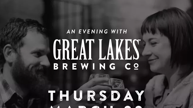 Image: Two events, one night. Join Great Lakes Brewing Co. on Thursday, March 22 for an evening of beer, bites and a Brewmaster.