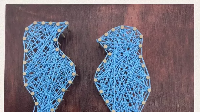 Image: May Strung Out by Analise String Art