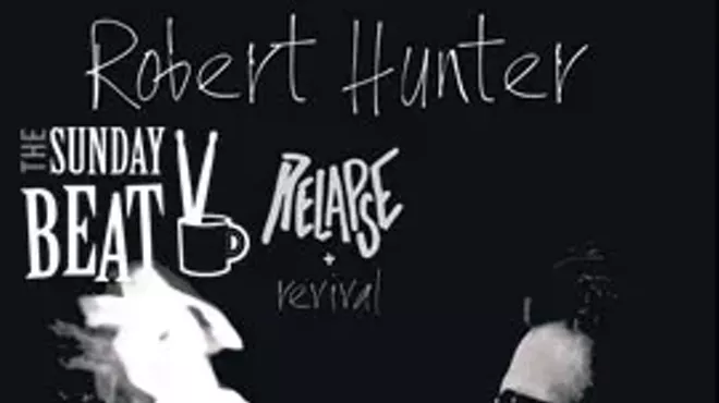 Image: Robert Hunter w/ Sara Trunzo at Visible Voice Books