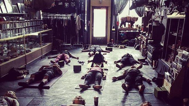 The Black Market Offers a Way to Namaste with Punk, Metal and Goth Yoga