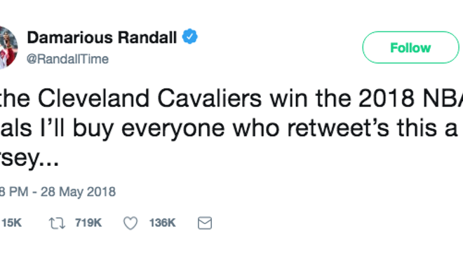If Cavs Win the NBA Finals, A Bunch of People on Twitter Will Disappoint Everyone Who Retweeted Them