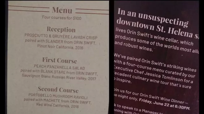 Image: Orin Swift Wine Dinner