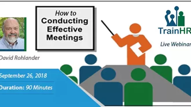 Image: Webinar on How to Conduct Effective Meetings