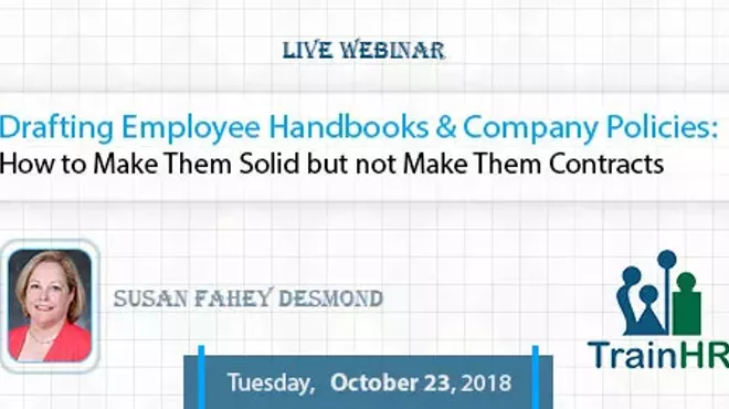 Image: Drafting Employee Handbooks and Company Policies: How to Make Them Solid but not Make Them Contracts