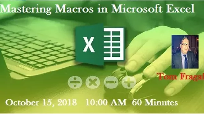 Image: Advanced Mastering Macros in Microsoft Excel