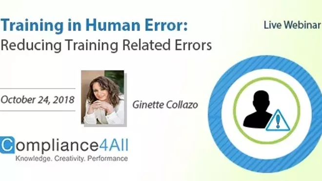 Image: Reducing Training Related Errors (Human Error Trainings)
