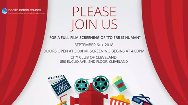 Image: FREE Film Screening of To Err is Human