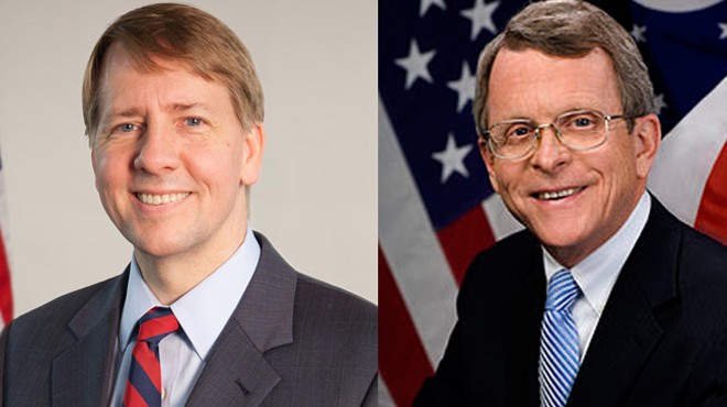 Ohio Gubernatorial Candidates Richard Cordray D-(Left) and Mike DeWine R-(Right)