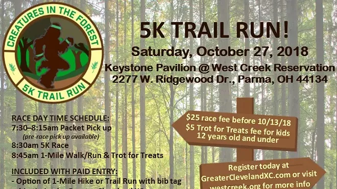 Image: Creatures in the Forest 5K Trail Run & 1-Mile Trot for Treats