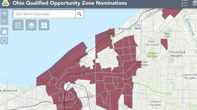 The City of Cleveland's "Opportunity Zones"