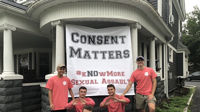 One Kent State Frat is Fighting Sexual Assault, Stupid City Ordinances with 'Consent Matters' Banner