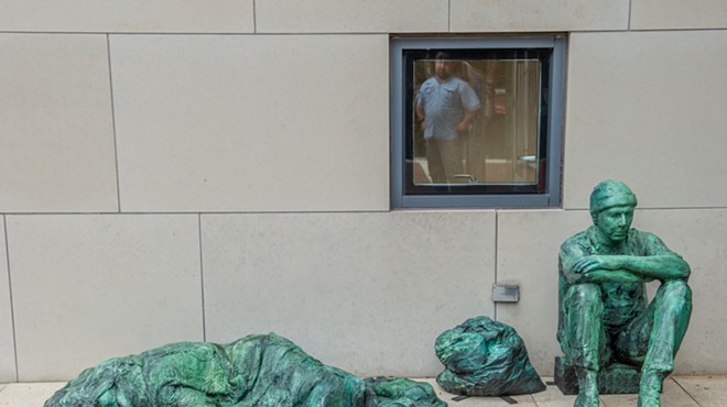 CWRU's Mandel School Receives Renowned Artist's Sculpture to Raise Homelessness Awareness