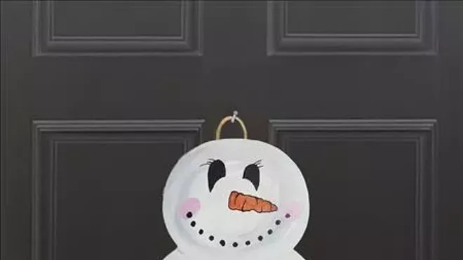 Image: Snow Pile Cutout Painting