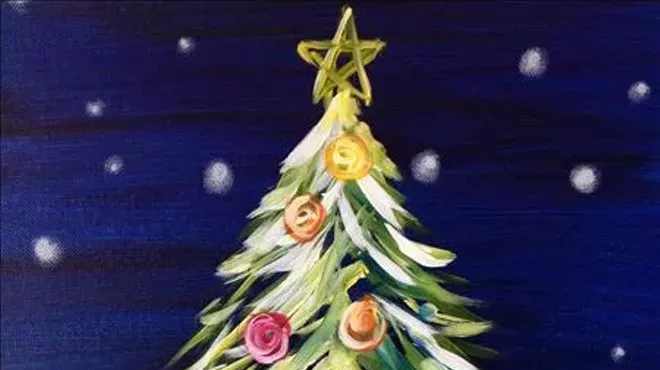 Image: Neon Tree Painting, Family Class