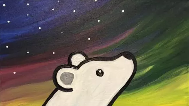 Image: Polar Lights, Family Class Painting!
