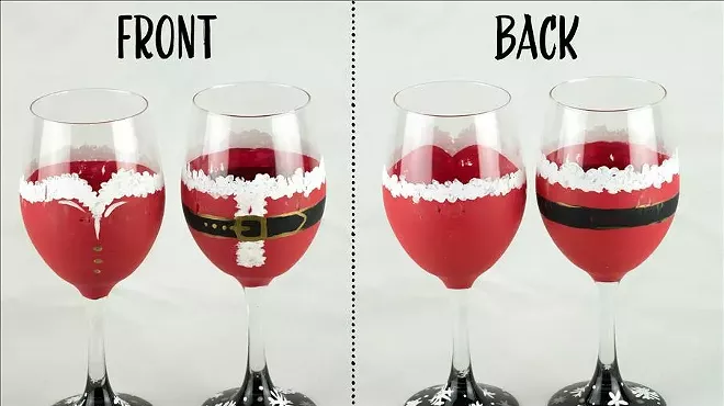 Image: Santa - Glassware Set Painting