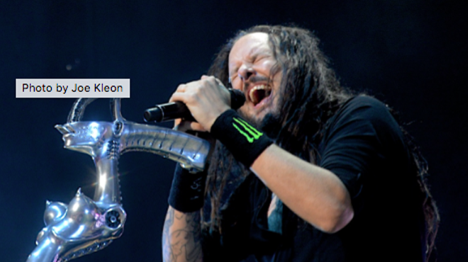 Korn performing at Blossom in 2016.