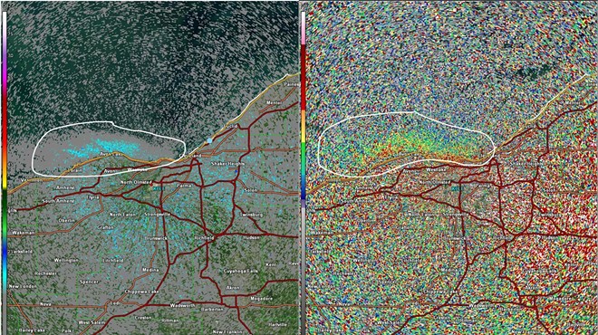 Hordes of Midges Are Showing Up On Cleveland Doppler Radar Again