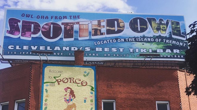 Bravo to Spotted Owl's Inspired Billboard Trolling Porco Lounge and Tiki Room From Porco's Own Roof