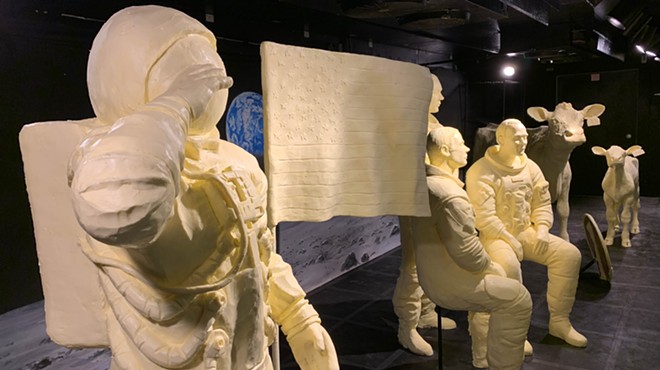This Year's Ohio State Fair Butter Sculpture Pays Tribute to 50th Anniversary of Moon Landing
