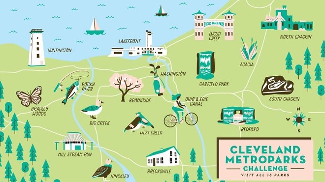 The Cleveland Metroparks Challenge Map