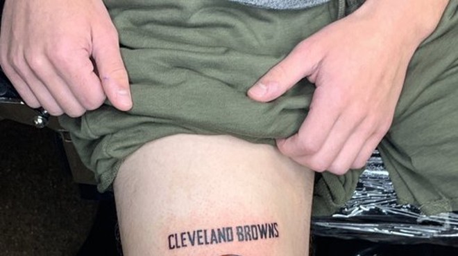Cleveland Man Gets Browns Super Bowl Champs Tattoo On Body On Purpose