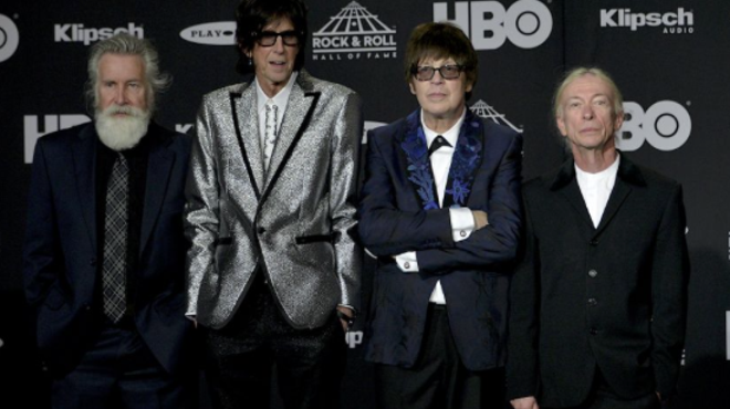 The Cars at last year's Rock Hall Inductions. Ocasek is the second from the left.