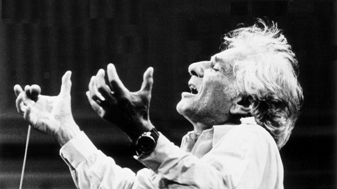 Leonard Bernstein conducting.