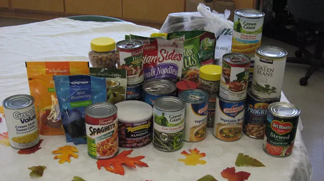 Image: We Care: A Food & Clothing Drive