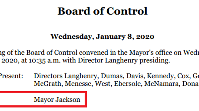 Mayor Frank Jackson Hasn't Attended a Single Weekly Board of Control Meeting Since 2008