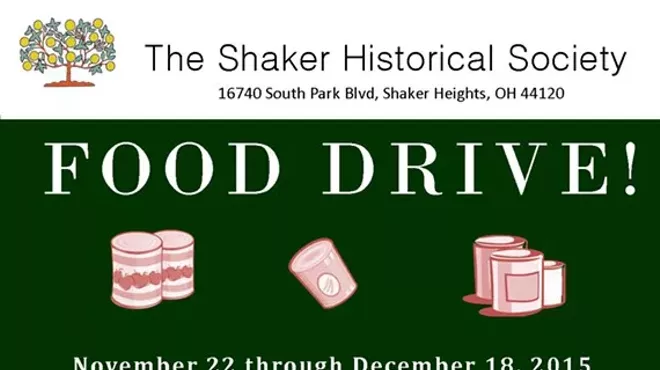 Image: 2nd Annual Food Drive at the Shaker Historical Society