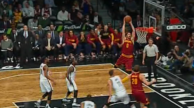 Love in the Air As Cavaliers Trim the Nets