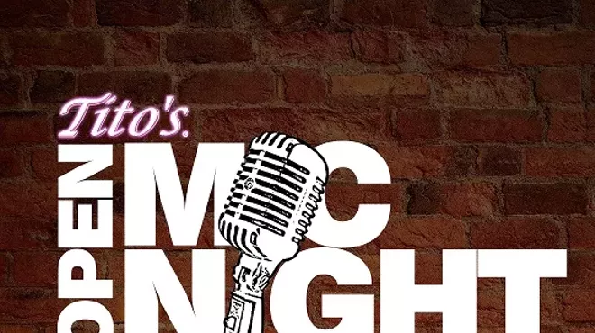 Image: Tito's Open Mic Night at Hinge Lounge