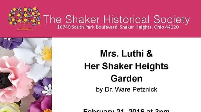 Image: Mrs. Luthi and her Shaker Heights' Garden