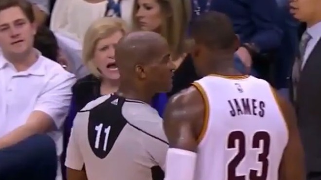 Video: Thunder Fan Tells LeBron to "Suck it Up"