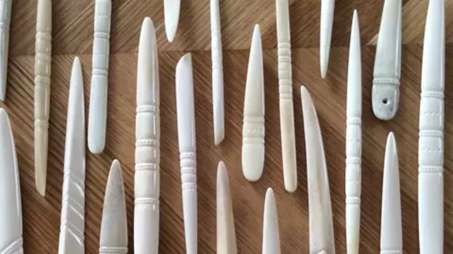 Image: Tool-Making from Bone workshop