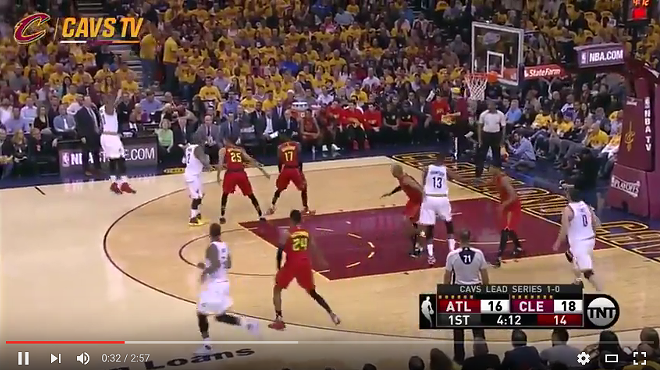 Video: All 25 of the Cavs' Record-Breaking Three-Pointers Last Night
