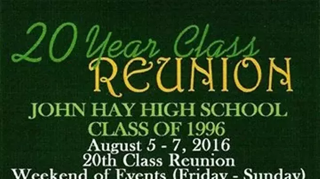 Image: John Hay High School 20 year Reunion c/o 1996