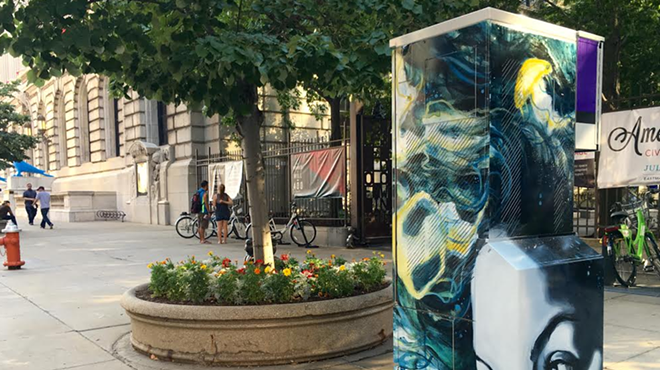Downtown Cleveland Alliance Unveils Art Box Mural Series Throughout Downtown This Morning