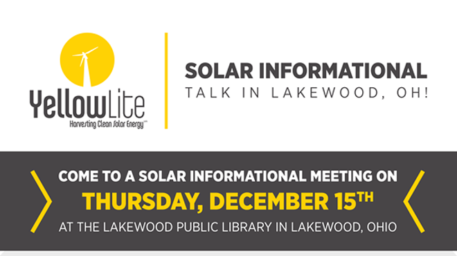 Lakewood Solar Informational Talk