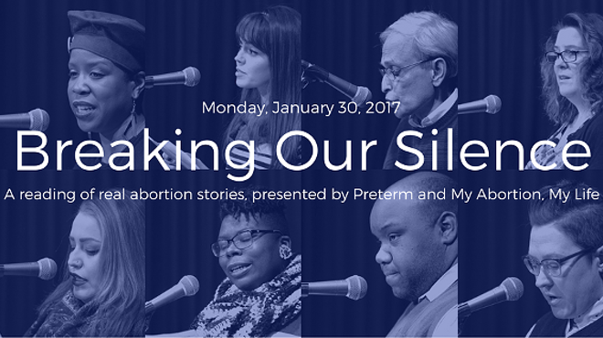 Image: Preterm and My Abortion, My Life present the 3rd annual Breaking Our Silence