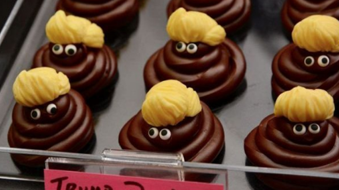 Fear's Confections Receives Bomb Threat Over Poop-Shaped Donald Trump Cookies
