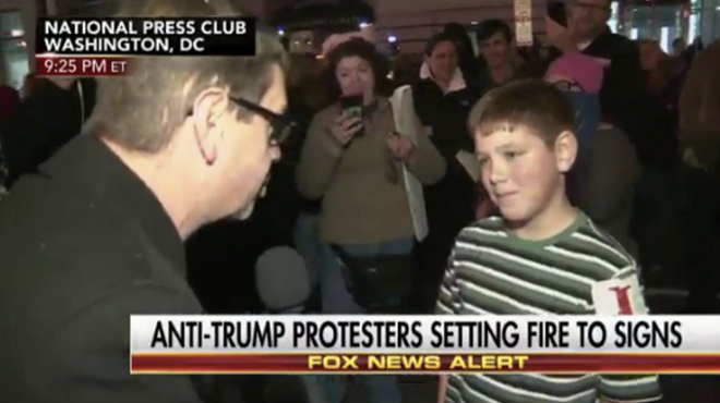Drew Carey's Son Was the Kid Who Said "Screw Our President" On Fox News the Night Before the Inauguration