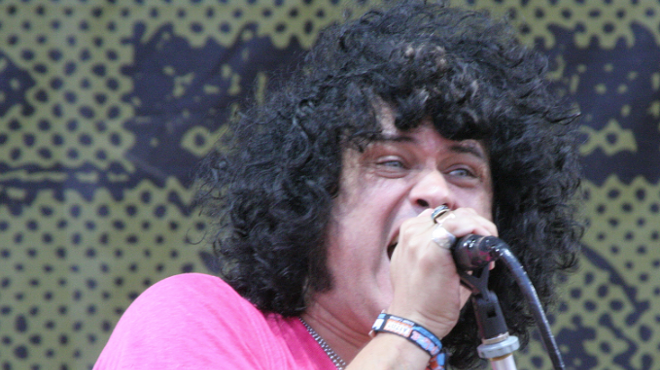 At the Drive-In performing at Lollapalooza in 2012.