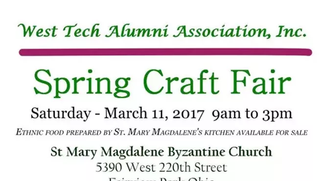 Image: 6th Annual West Tech Spring Craft Show