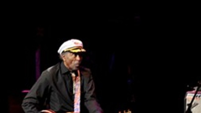 Chuck Berry performing in Cleveland in 2012.