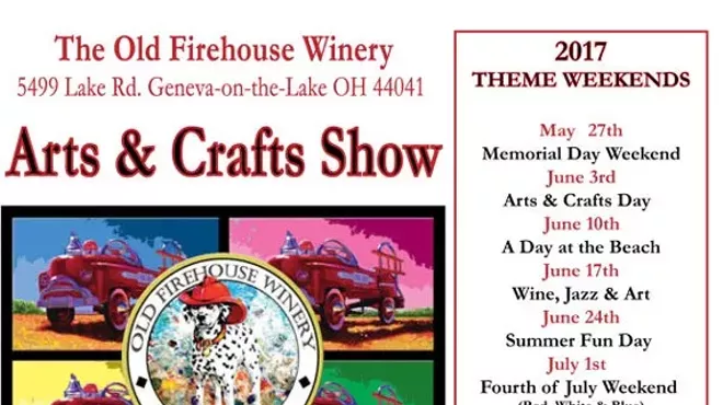 Image: Old Firehouse Winery Arts & Crafts Show - Dog Days of Summer