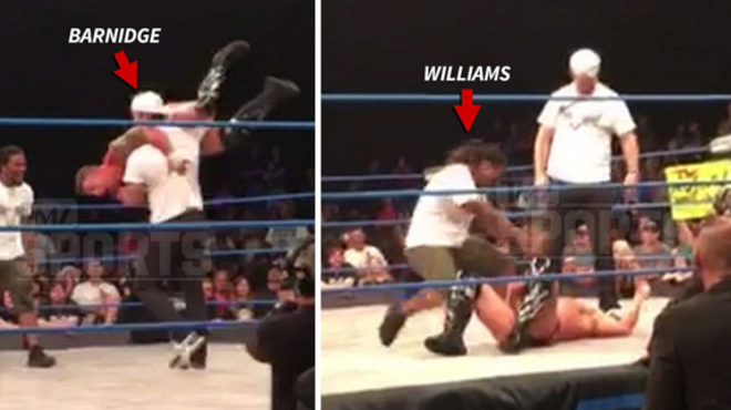 Video: Here's Gary Barnidge Body Slamming a Pro Wrestler