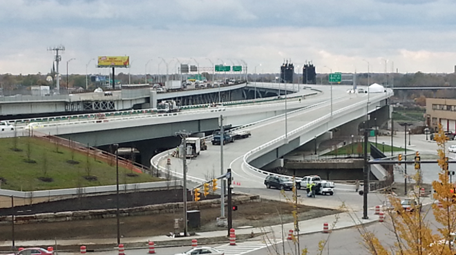 ODOT Finally Fixed the Really Annoying and Badly Designed East Ninth Entrance Ramp Lane Onto the Innerbelt Bridge
